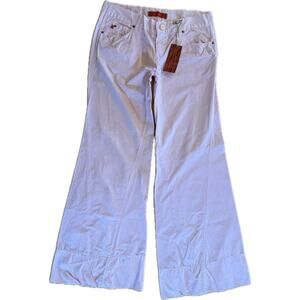 Level 99 Pants Womens Size 31 Pink Wide-Leg Casual Flat Front NWT $140